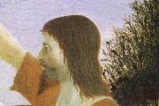 Piero della Francesca Detail of Baptism of Christ oil painting on canvas